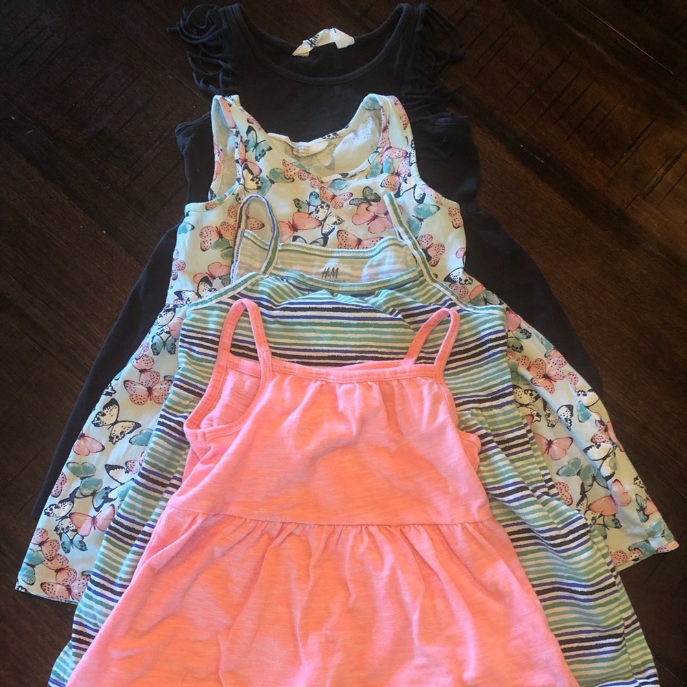 4 HM toddler dresses size 2-4